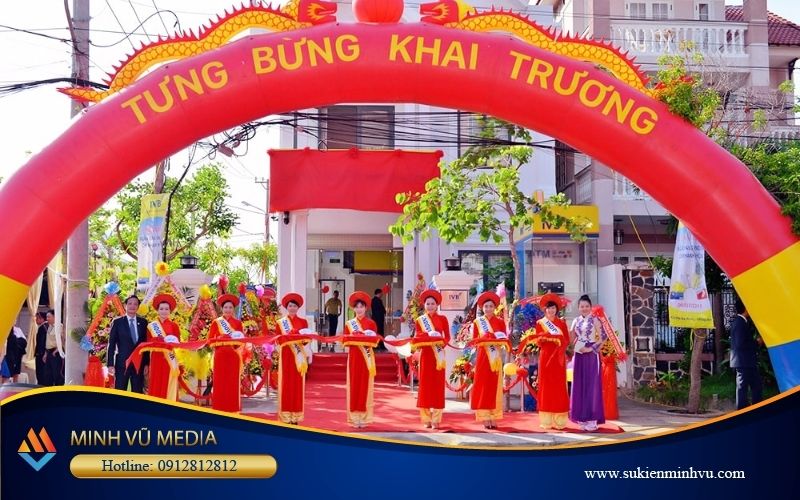Tưng bừng sự kiện khai trương chuyên nghiệp