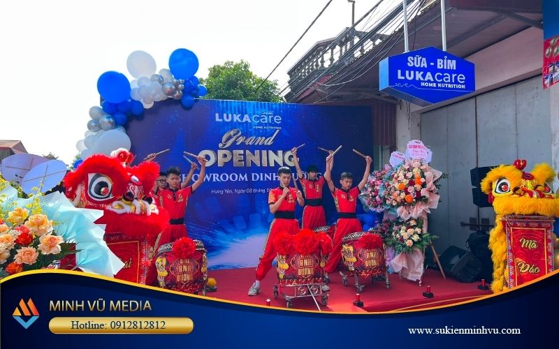 Dự án tổ chức khai trương cửa hàng sữa