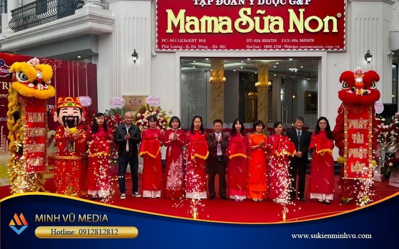 Dự án tổ chức khai trương cửa hàng sữa