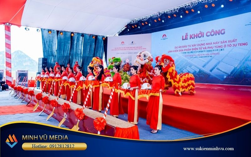 Quy trình cho thuê bộ cắt băng khai trương, khánh thành chuyên nghiệp